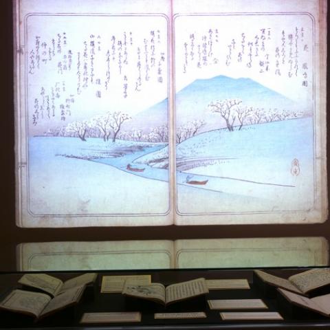 A view from the Wason Collection centennial exhibit.