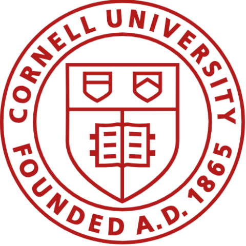 Cornell logo in red