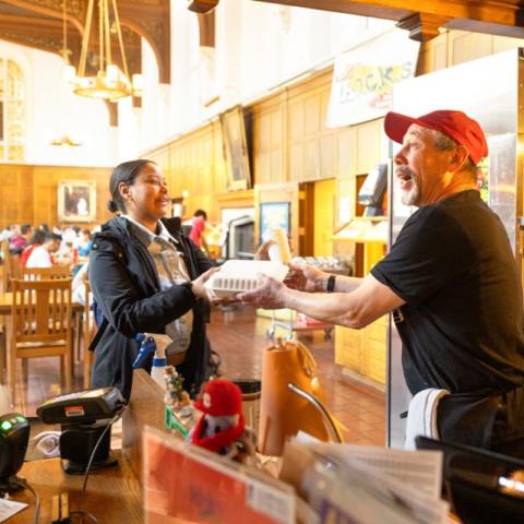 Cornell dining hall